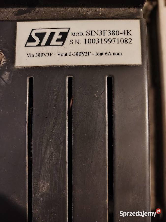 Falownik STE Model SIN 3F 380 4K 6A Białystok