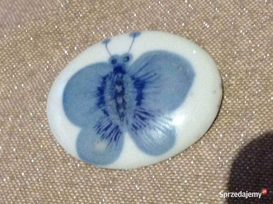 Broszka Porcelanowa Ceramiczna Vintage sprzedam