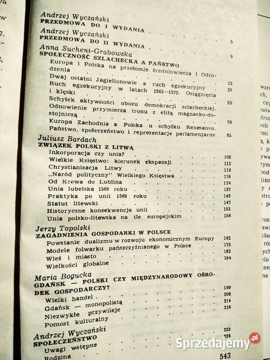 Polska w epoce odrodzenia polonistyka książki Antykwariat Warszawa