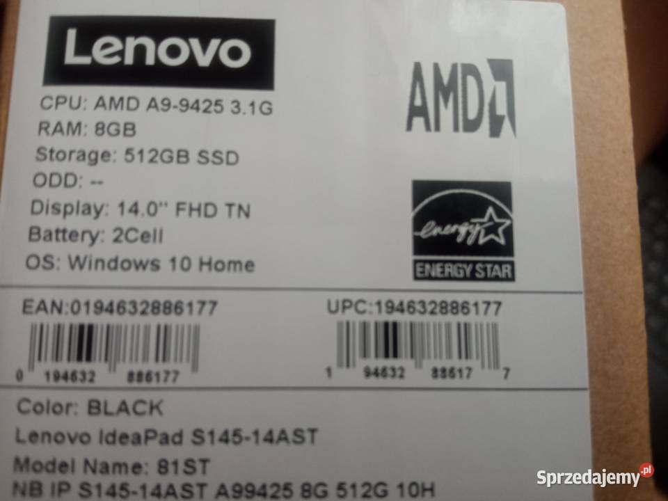 Laptop lenovo S 145 14 ast Bieruń sprzedam