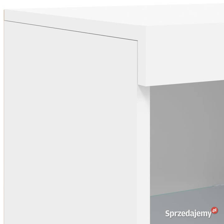 Szafka z oświetleniem LED biała 41x37x100 Warszawa