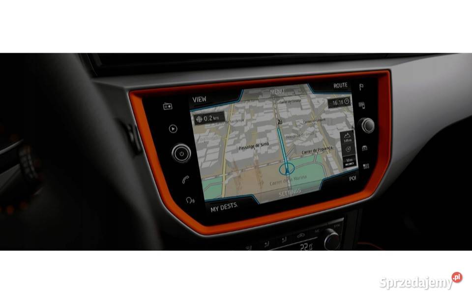 Mapa do nawigacji Europa Seat Arona Ateca Ibiza Akcesoria Motoryzacja łódzkie Aleksandrów Łódzki