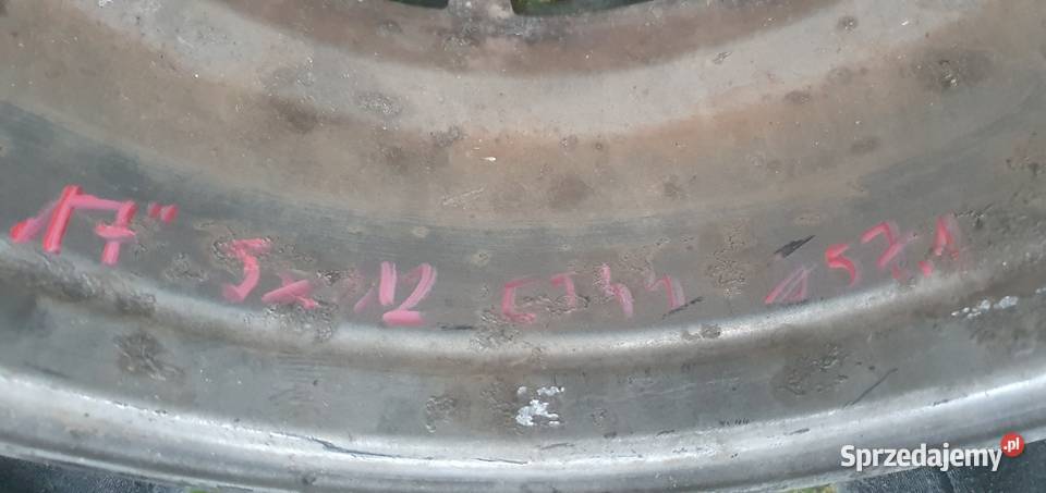 4x 17 5x112 ET 44 felgi aluminiowe WYSYŁKA Samochodowe Pobiedziska sprzedam