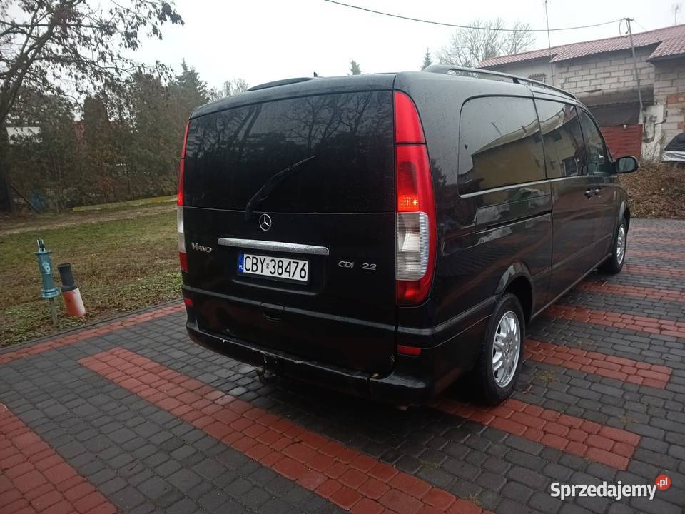 Mercedes Viano 2009 Long 22 CDI 150 Automat Solec Kujawski