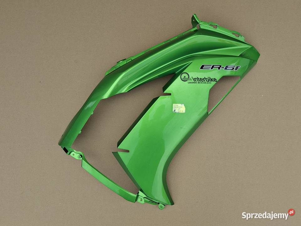 KAWASAKI ER6F ER6F BOK BOCZEK PRAWY CZASZA PRAWA Bieleń