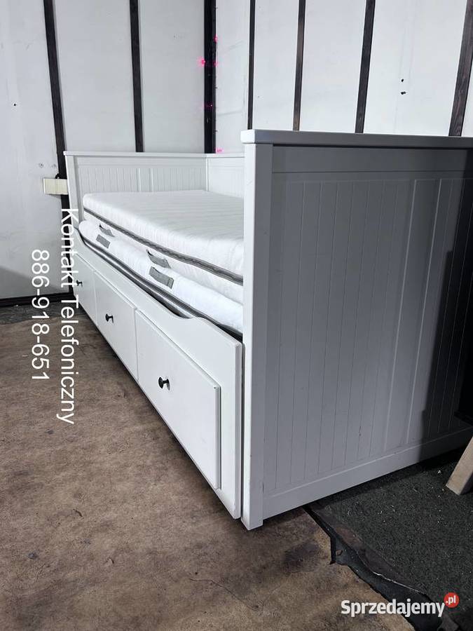 IKEA HEMNES Łóżko Leżanka z 3 szufladami 2 śląskie Rybnik