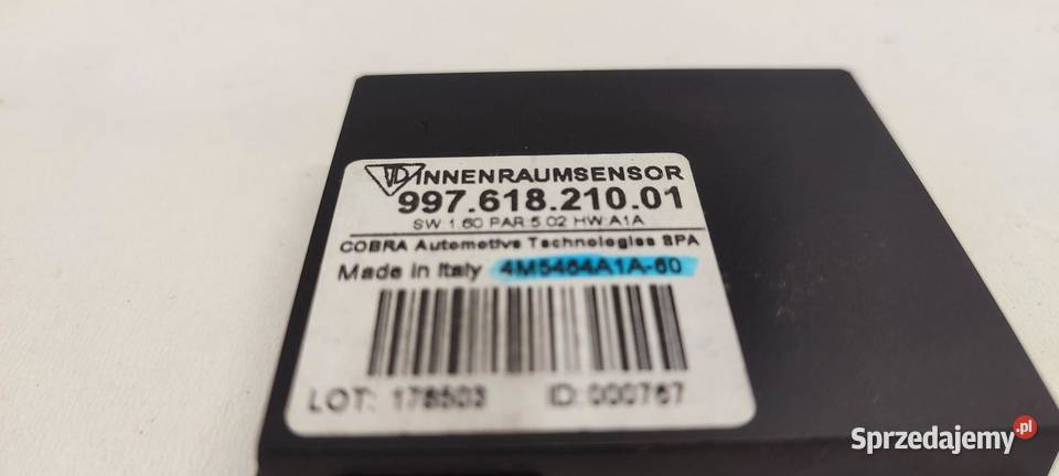 PORSCHE CAYMAN S 987 MODUŁ ALARMU 99761821001