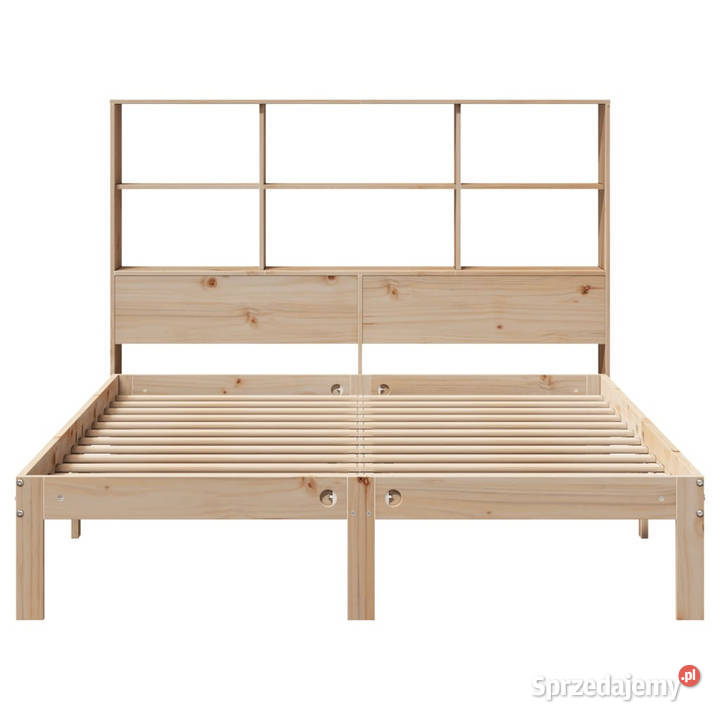 Łóżko z regałem bez materaca sosnowe 120x200 226cm Warszawa