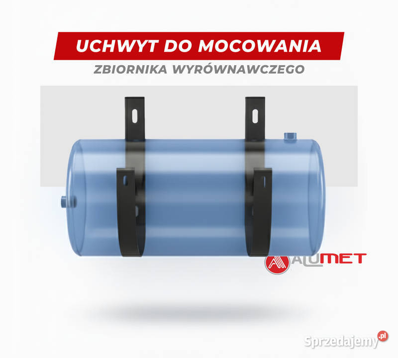 Metalowe mocowanie do zbiornika wyrównawczego Hydraulika Suwałki
