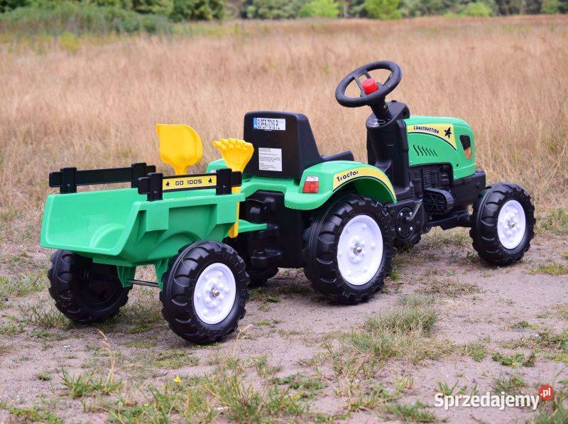 TRAKTOR NA PEDAŁY Z PRZYCZEPĄ I Pojazdy elektryczne i spalinowe Toruń sprzedam