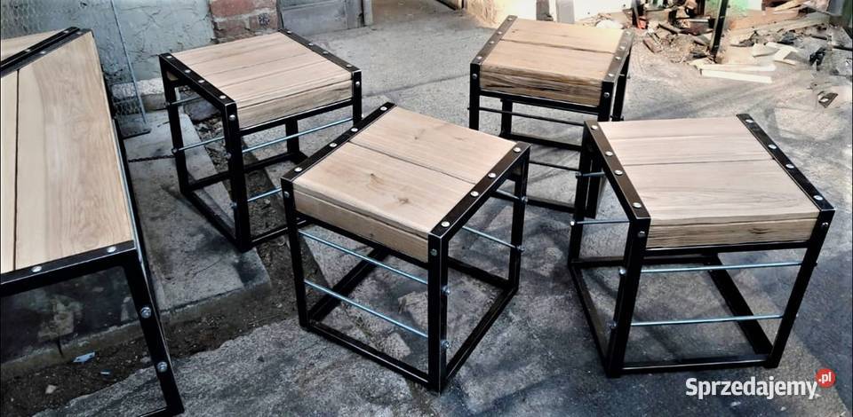 MEBLE LOFTOWE INDUSTRIALNE na ZAMÓWIENIE Stół Gdańsk