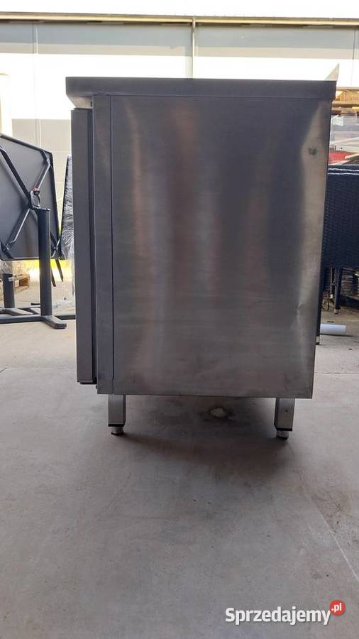 Stół roboczy ze stali nierdzewnej z szafką Kazuń Polski