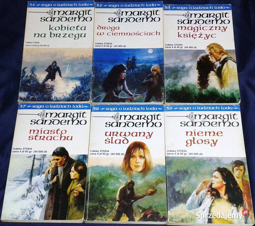 Saga o Ludziach Lodu 44 części Margit Sandemo Rok wydania 1996 Chełm