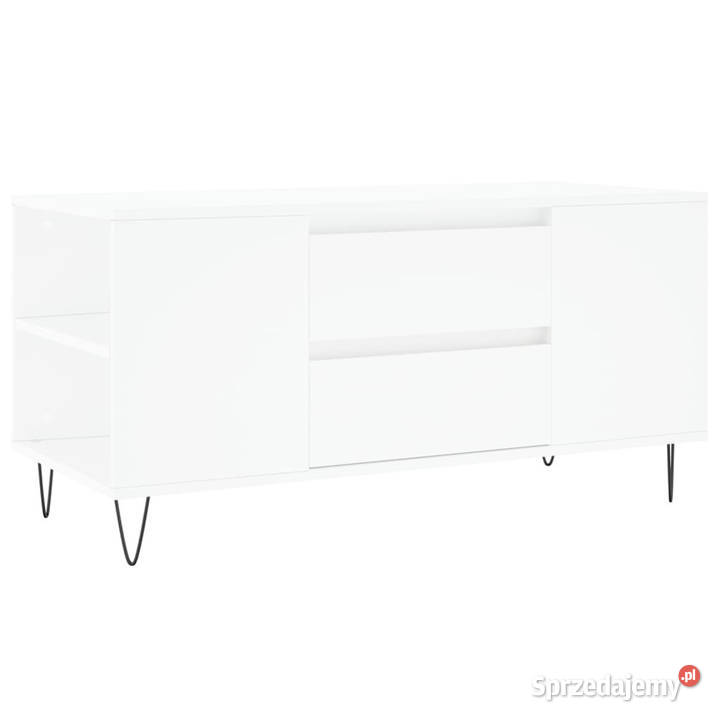 Stolik kawowy biały 102x445x50 materiał mazowieckie Warszawa