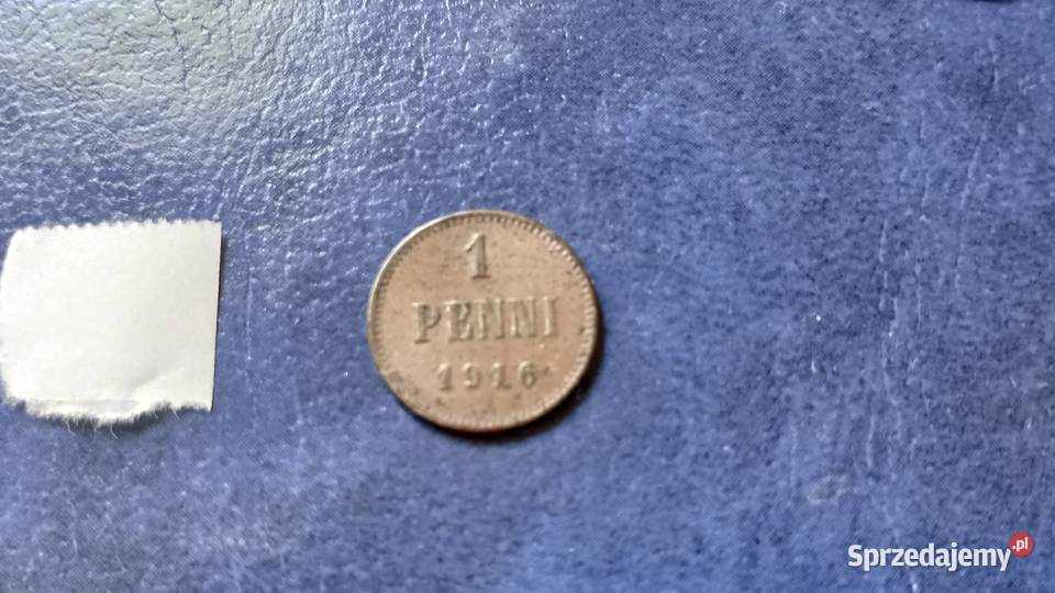 Stare monety 1 penni 1916 Finlandia Lesko sprzedam