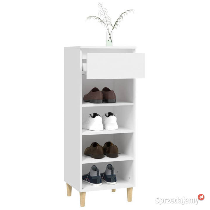 Szafka na buty biały 40x36x105 materiał Warszawa