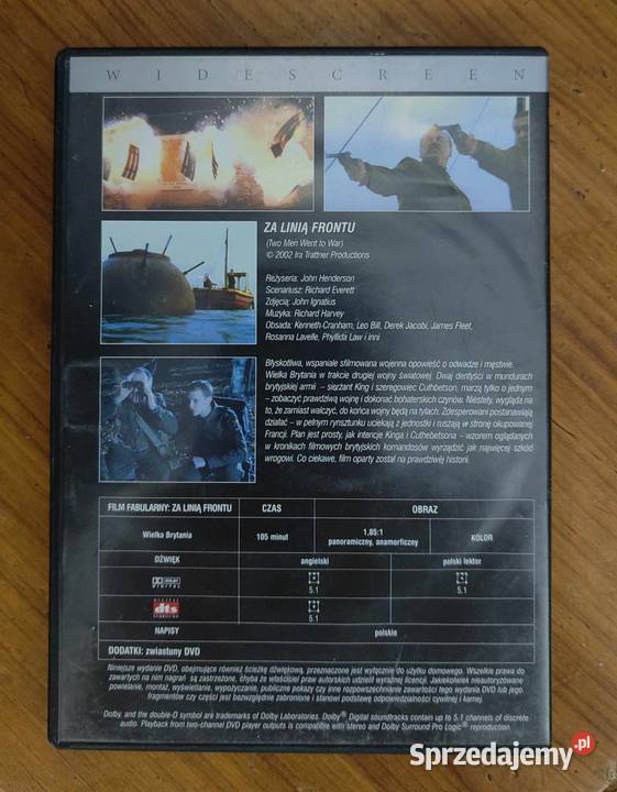 linią frontu film DVD Warszawa