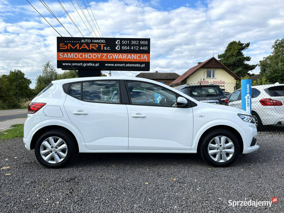 Dacia Sandero 10BenzynaLPG Salon 1rej 2022 Apple Rydułtowy