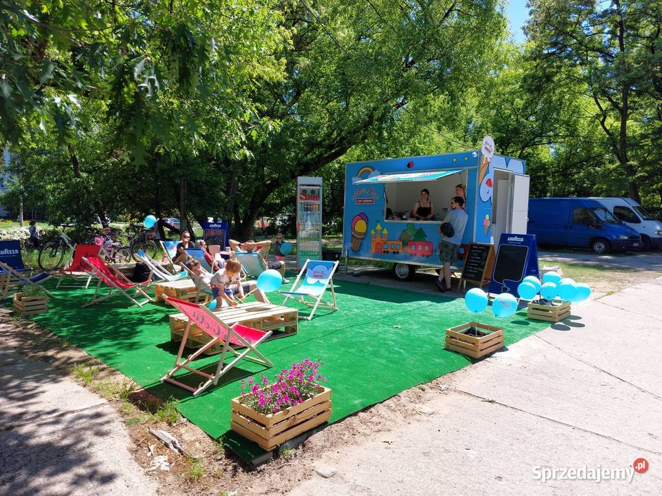 Przyczepa gastronomiczna na lody i nie gastronomiczne