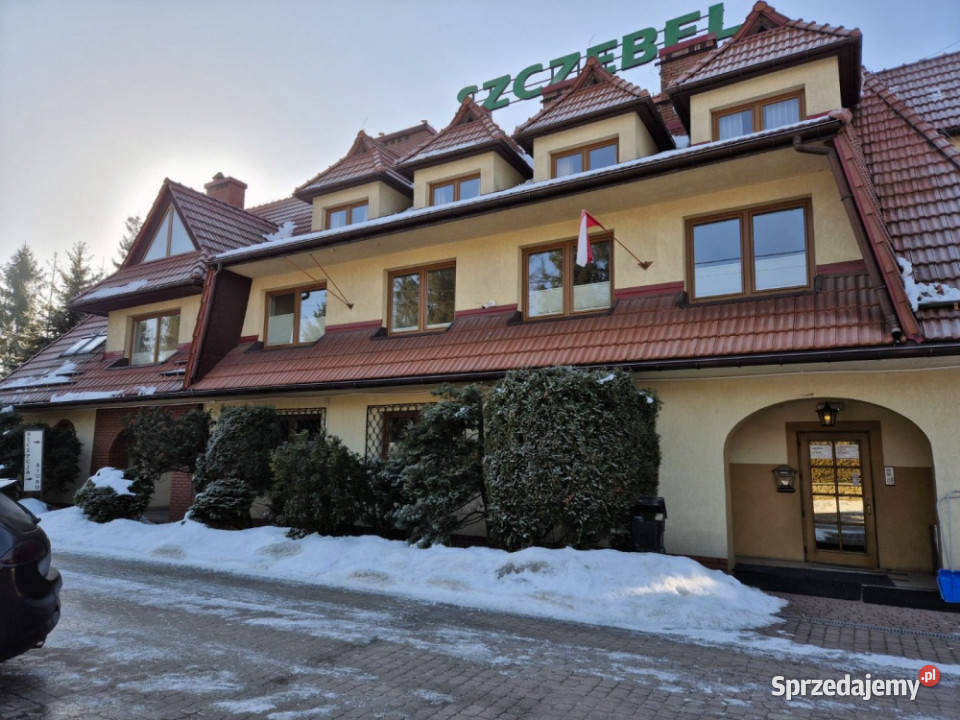 Działający obiekt hoteloworestauracyjny 1504 m Mszana Dolna