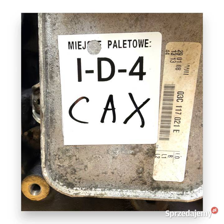 SILNIK CAX CAXA Skoda Octavia II Rapid Yeti Audi osobowe Silniki kompletne Motoryzacja Chełm