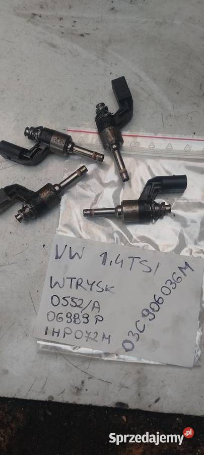VW SEAT SKODA AUDI 14TFSI CAX wtrysk 03C906036M Kielce