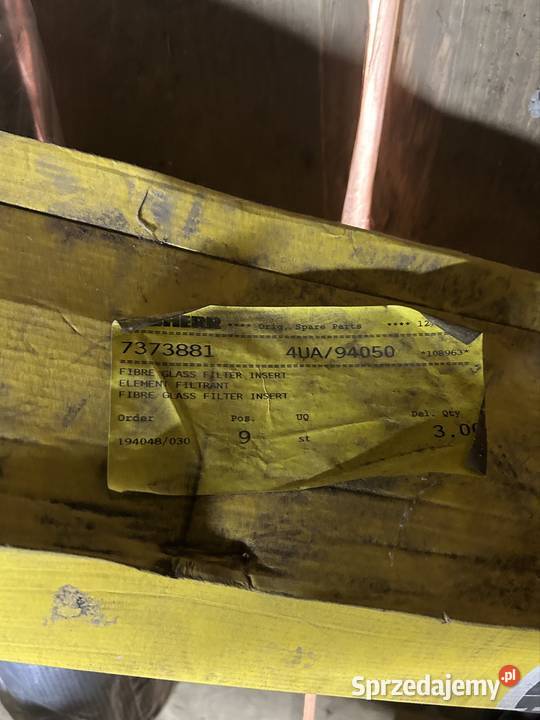 Oryginalny filtr hydrauliczny liebherr 7373881 Gromnik