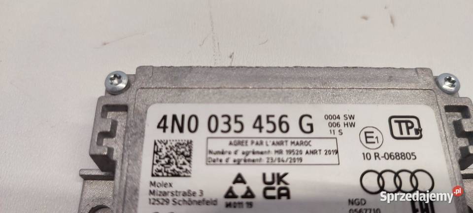 VW TIGUAN ALLSPACE WZMACNIACZ ANTENY 4N0035456G Sprzęt audio fabryczny