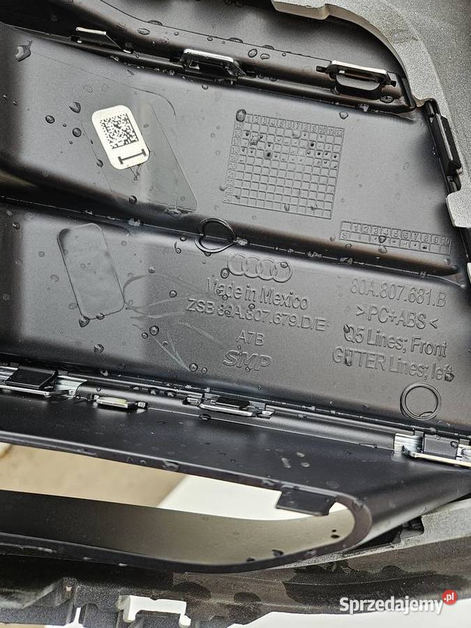 AUDI Q5 II SLINE NAROŻNIK LEWY ZDERZAKA PRZÓD Międzychód