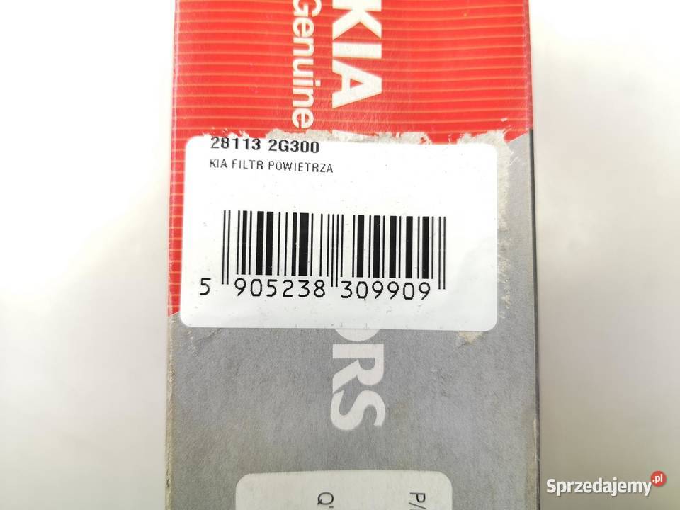 FILTR POWIETRZA KIA CARENS 16 20 CRDi ORYGINAŁ