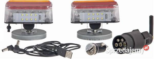 Zestaw lamp bezprzewodowych LED kwadratowych 12V