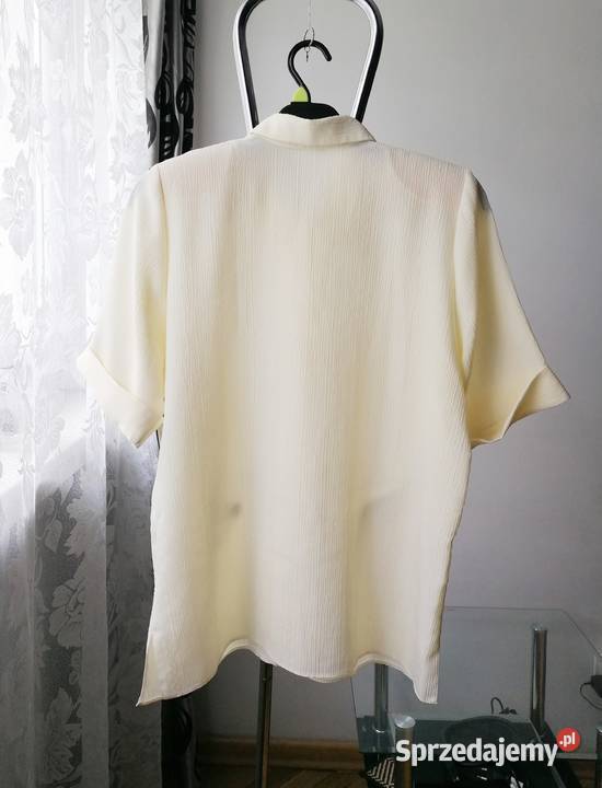ELEGANCKA BLUZKA DAMSKA ECRU R5052 sprzedam