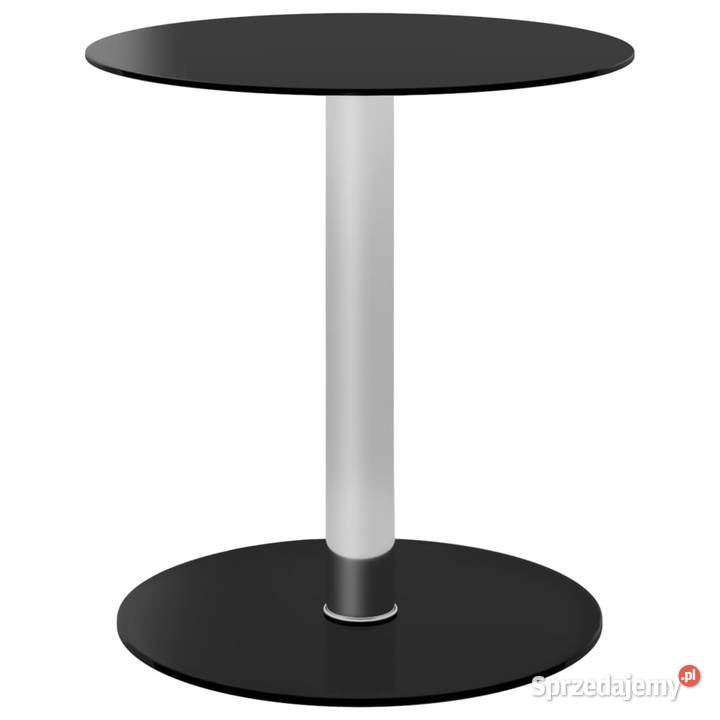 vidaXL Stolik kawowy czarny 40 szkło Stoliki kawowe i ławy mazowieckie Warszawa