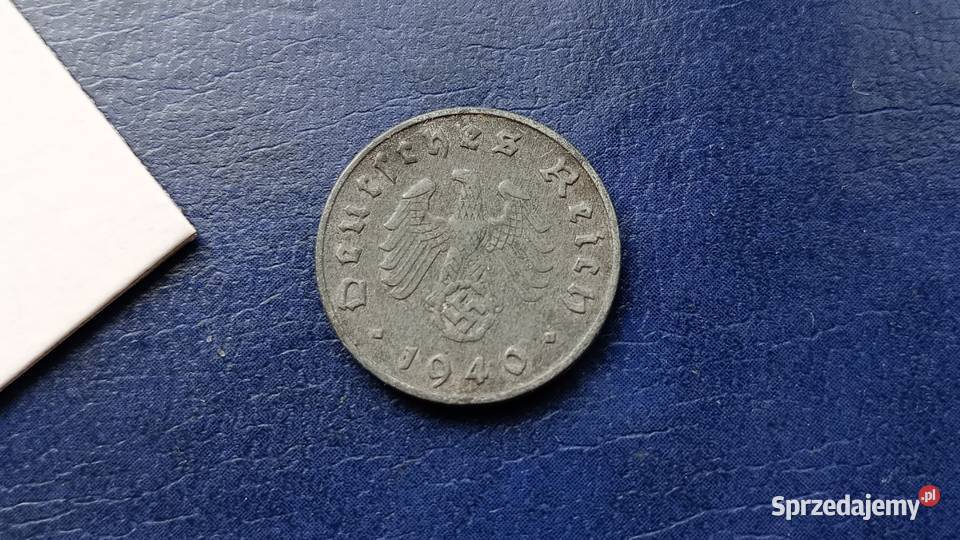 Stare monety 10 fenig 1940 D NIemcy Lesko