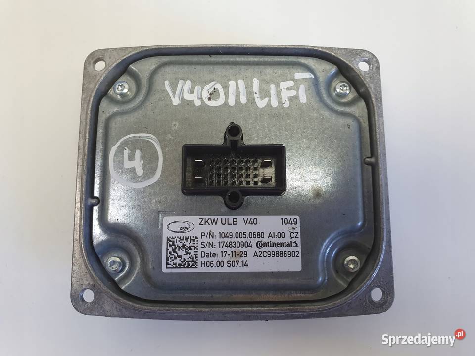 Volvo V40 II lift PRZETWORNICA LAMPY Moduł Chełm