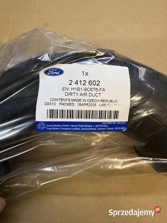 Nowa Rura Dolotowa Wlot Kolanko Przewód osobowe Kłobuck