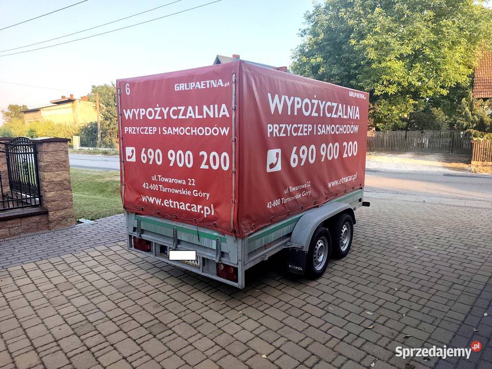 Przyczepa WIDPOL 300m x 155m DMC 750 Hamowana Wodzisław