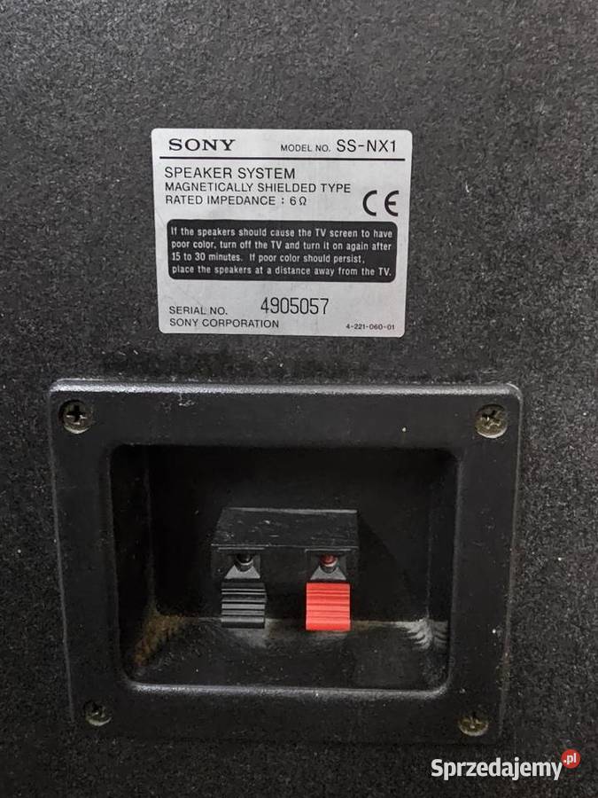 Kolumny stereo Sony SSNX1 wysyłka 20 Kraków