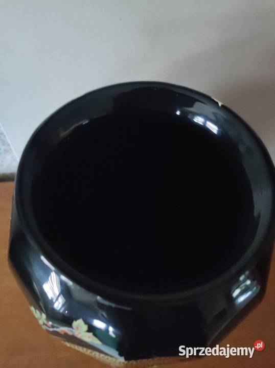 amfora wazon flakon ceramiczny z bażantem rajski Wazony świętokrzyskie Kielce