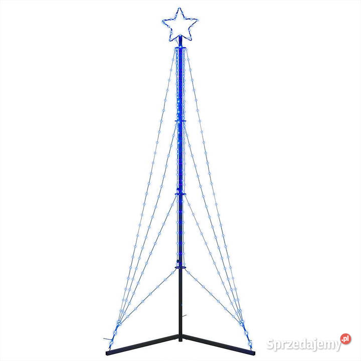Lampki choinkowe 483 niebieskich LED 240 mazowieckie Warszawa