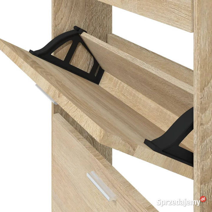 Szafka na buty dąb 59x17x108 materiał Warszawa