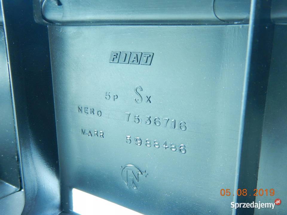 PÓŁKA BOCZEK BAGAŻNIKA FIAT UNO 83 ASO