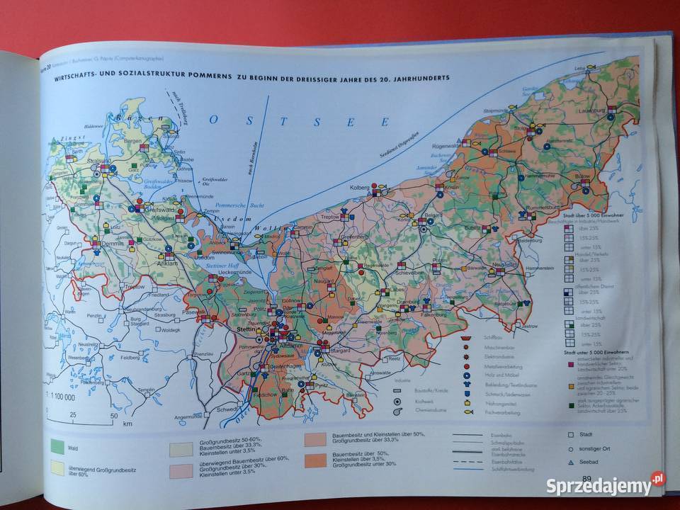 2225 Atlas Von Mecklenburg Und Pommern Szczecin