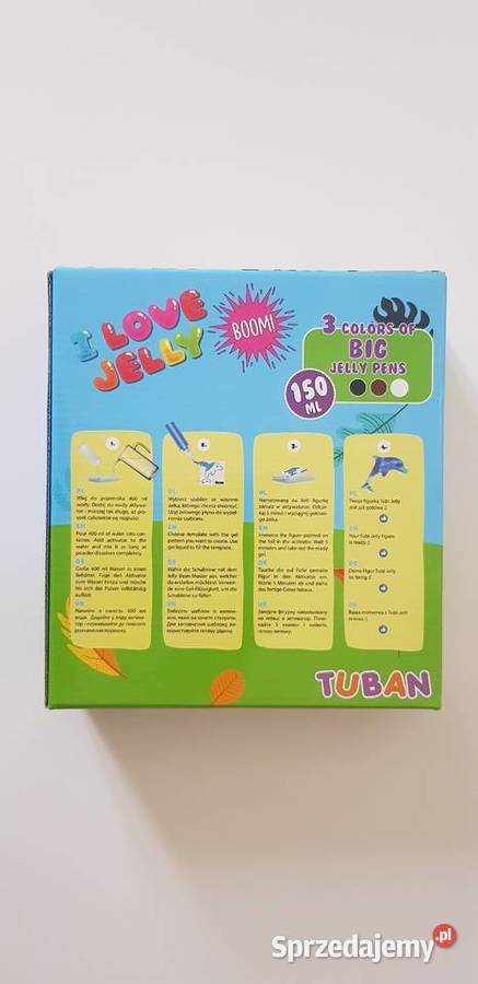 Nowe Tubi Jelly 3 kolory Zwierzątka TUBAN
