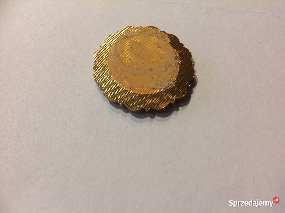 Złoty Emblemat ŚwKrzysztof Medalik Samochodowy Nowa Sól