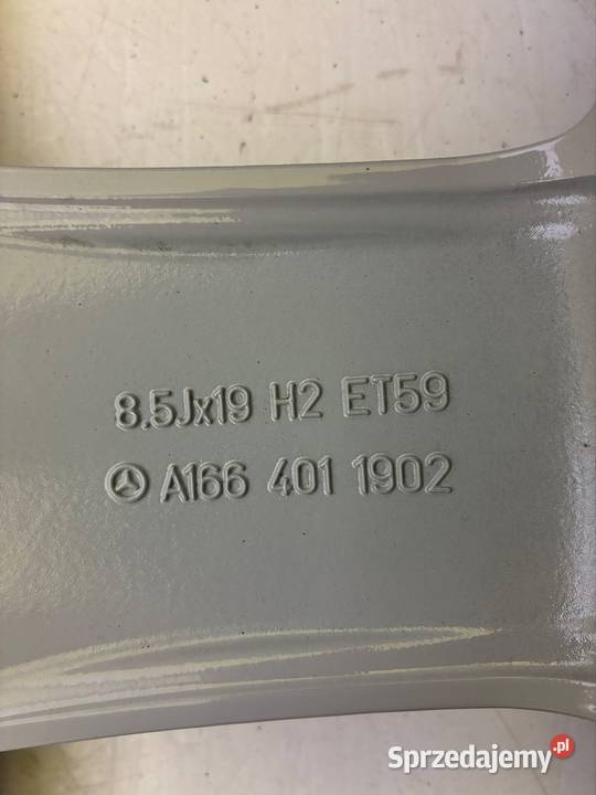 Mercedes 4xOryg KołaFelgi 85Jx19 ET59 5x112 Samochodowe Zgorzelec