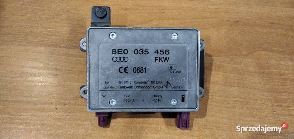 Audi A4 B6 B7 moduł wzmacniacza antenowego Nowe Kurowo