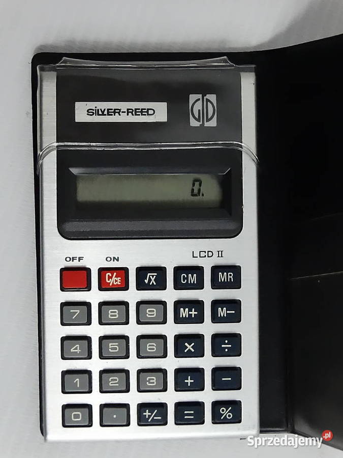 Kalkulator Vintage SilverReed LCD II Biłgoraj