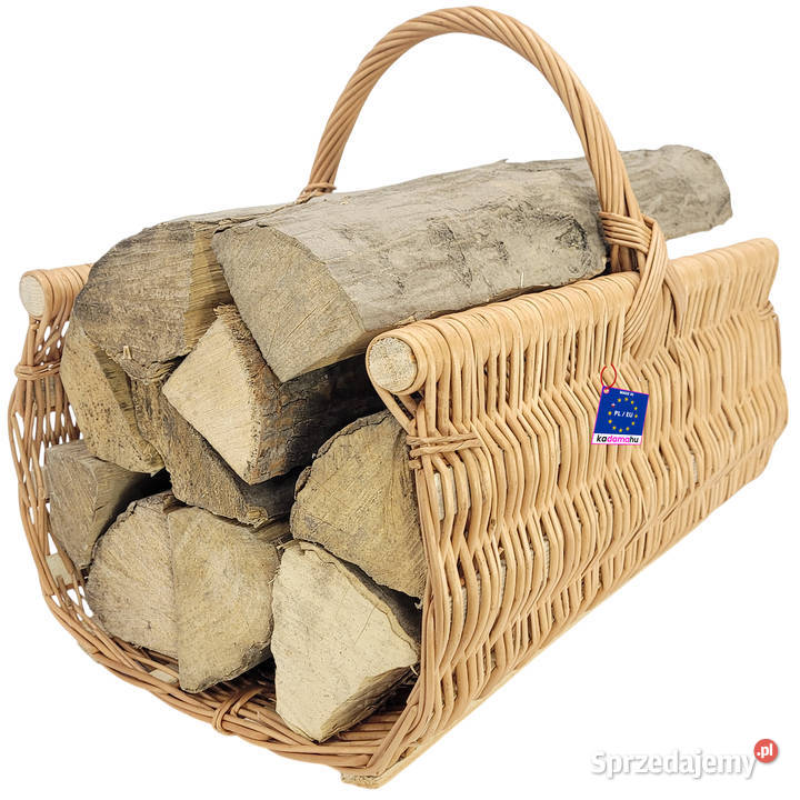 Kosz wiklinowy na drewno Rynna 60x47x40 koszyk Stalowa Wola