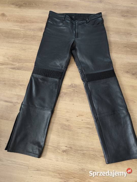 Spodnie motocyklowe skórzane męskie 4BIKER r XL mazowieckie